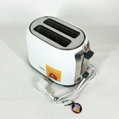 Тостер MAGIO MG-272W 750 Вт, тостер кухонний, тостер для дому, тостерниця, сендвіч-тостер. Колір: білий