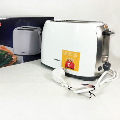 Тостер MAGIO MG-272W 750 Вт, тостер кухонний, тостер для дому, тостерниця, сендвіч-тостер. Колір: білий