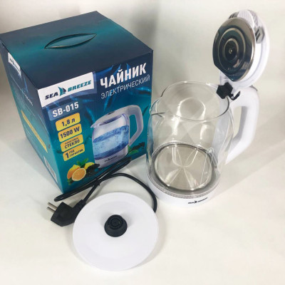 Электрочайник SeaBreeze SB-015 1.8 л чайники с подсветкой электронный чайник тихий электрический чайник