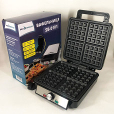 Електровафельниця для бельгійських вафель SeaBreeze SB-0101 1200 Вт.