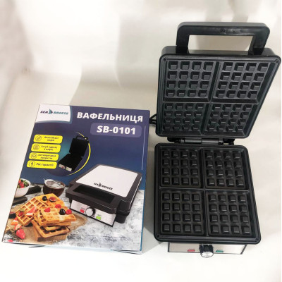 Електровафельниця для бельгійських вафель SeaBreeze SB-0101 1200 Вт.