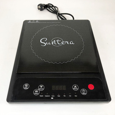 Электроплитка Suntera ICD-1009 2000 Вт индукционная плита мини, плита инфракрасная, сенсорные электроплиты