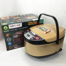 Мультиварка Rainberg RB-6207 З Фритюрницею, 12 Програм, скороварка пароварка мультиварка. Колір: бежевий