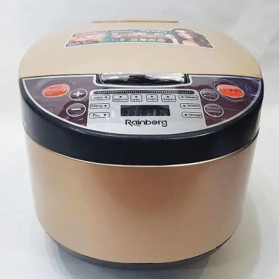 Мультиварка Rainberg RB-6207 З Фритюрницею, 12 Програм, скороварка пароварка мультиварка. Колір: бежевий