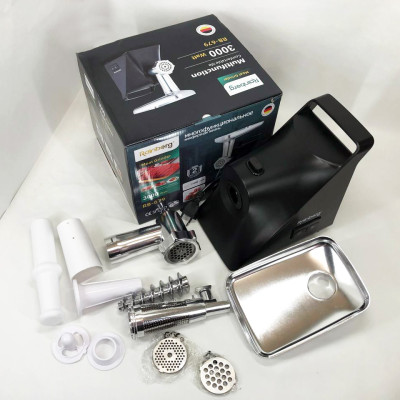 Мясорубка Rainberg RB-679 3000W с соковыжималкой, электромясорубка для дома, электромясорубка с реверсом