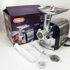 М&#39;ясорубка Magio MG-269, 2400 W, м&#39;ясорубка електрична метал, м&#39;ясорубка з металевим редуктором