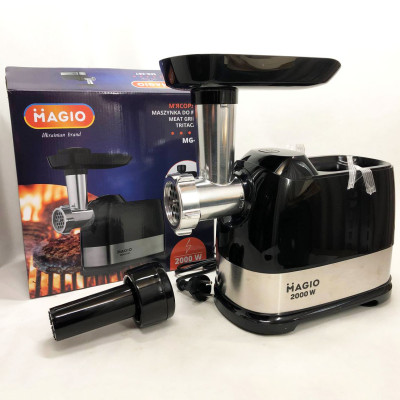 Мясорубка MAGIO MG-267 2000 Вт, мясорубка для дома, мясорубка для овощей, электромясорубка для дома