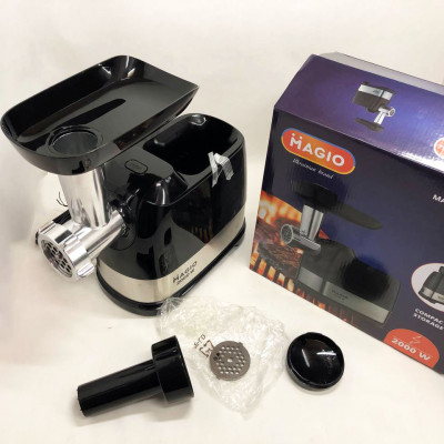 Мясорубка MAGIO MG-267 2000 Вт, мясорубка для дома, мясорубка для овощей, электромясорубка для дома