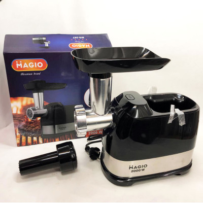 Мясорубка MAGIO MG-267 2000 Вт, мясорубка для дома, мясорубка для овощей, электромясорубка для дома