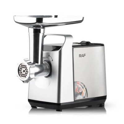 Электрическая мясорубка RAF R.3396 с функцией реверса 2500W, электромясорубка для дома.