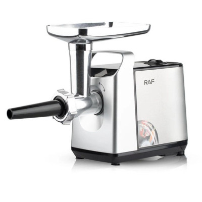 Электрическая мясорубка RAF R.3396 с функцией реверса 2500W, электромясорубка для дома.