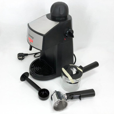 Кофемашина Rainberg RB-8111 кофеварка рожковая с капучинатором 2200 Вт Espresso, маленькая кофемашина