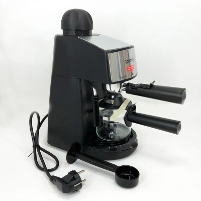 Кофемашина Rainberg RB-8111 кофеварка рожковая с капучинатором 2200 Вт Espresso, маленькая кофемашина