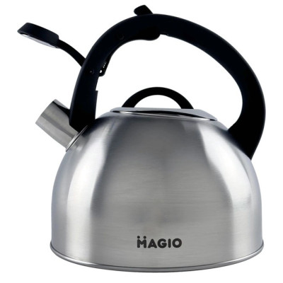 Чайник Magio MG-1192 2.5 л со свистком, металлический чайник из нержавеющей стали, чайники для плит