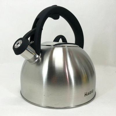 Чайник Magio MG-1192 2.5 л со свистком, металлический чайник из нержавеющей стали, чайники для плит