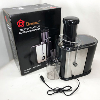 Соковитискач Domotec MS-5221 1000 W соковитискач універсальний соковитискач електро на склянку