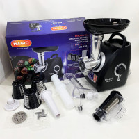 Мясорубка MAGIO MG-270 2200 Вт Мясорубка с насадками для нарезки овощей, Мясорубка электрическая для мяса