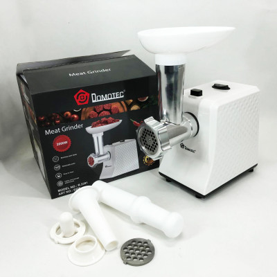 М'ясорубка електрична Domotec R3391 2000W, Потужна компактна м'ясорубка для дому, М'ясорубка 3 в 1 М'ясорубка електрична Domotec R3391 2000W, Потужна компактна м'ясорубка для дому, М'ясорубка 3 в 1
