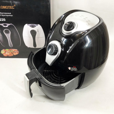 Аерофритниця Мультипіч Аерогриль Domotec MS-3220 1300 Вт 4,5 л Безмасляна з Таймером. Колір: чорний Аерофритниця Мультипіч Аерогриль Domotec MS-3220 1300 Вт 4,5 л Безмасляна з Таймером. Колір: чорний