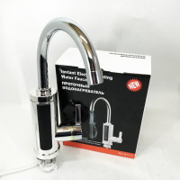 Проточный водонагреватель Delimano RX-0111c LCD дисплеем 3 кВт Кран электрический нижнее подключение