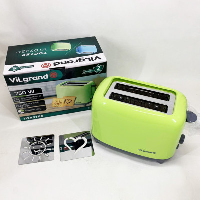 Тостер VILGRAND VT0722P. Колір: зелений
