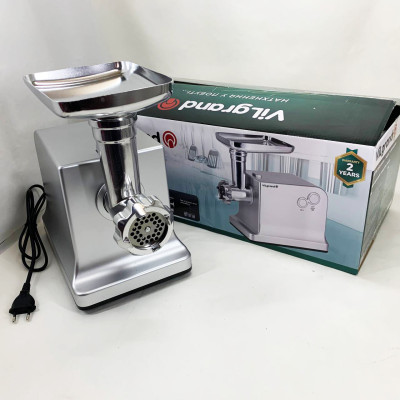 Мясорубка VILgrand V221-PMG. Цвет: серебряный