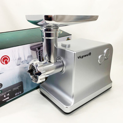 Мясорубка VILgrand V221-PMG. Цвет: серебряный