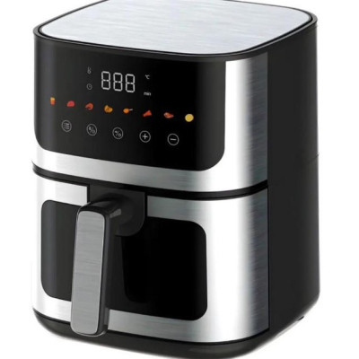 Аерогриль Rainberg RB-2268 4200W аерофрітюрниця безолійна без олії з регулюванням температури 8 л
