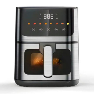 Аерогриль Rainberg RB-2268 4200W аерофрітюрниця безолійна без олії з регулюванням температури 8 л