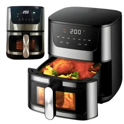 Аерогриль Rainberg RB-2268 4200W аерофрітюрниця безолійна без олії з регулюванням температури 8 л