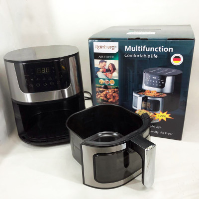 Аерогриль Rainberg RB-2268 4200W аерофрітюрниця безолійна без олії з регулюванням температури 8 л
