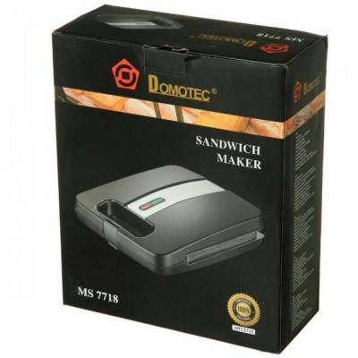 Електрична сендвічниця Domotec MS-7718 1400 Вт індикатор нагріву.