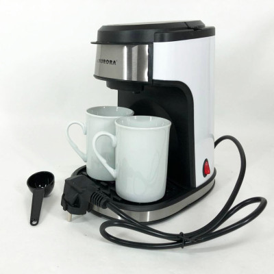 Кофеварка капельная AURORA AU-3140, домашняя кофеварка, маленькая кофемашина для дома