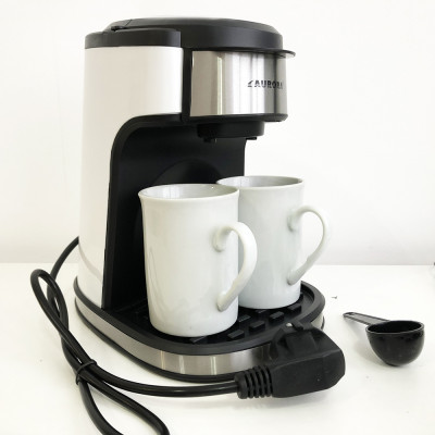Кофеварка капельная AURORA AU-3140, домашняя кофеварка, маленькая кофемашина для дома
