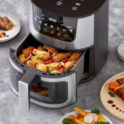 Аерофритюрка для смаження без масла Domotec MS-3221 3500 Вт 7 л