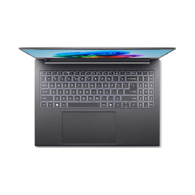 Ноутбук Acer Aspire 16 A16-11M 16" WUXGA IPS, Quallcomm X X1-26-100, 16GB, F512GB, UMA, Win11, серый