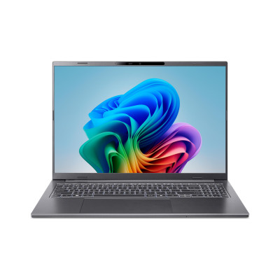Ноутбук Acer Aspire 16 A16-11M 16" WUXGA IPS, Quallcomm X X1-26-100, 16GB, F512GB, UMA, Win11, серый