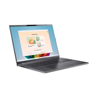 Ноутбук Acer Aspire 16 A16-11M 16" WUXGA IPS, Quallcomm X X1-26-100, 16GB, F512GB, UMA, Win11, серый