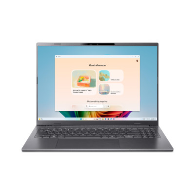 Ноутбук Acer Aspire 16 A16-11M 16" WUXGA IPS, Quallcomm X X1-26-100, 16GB, F512GB, UMA, Win11, серый