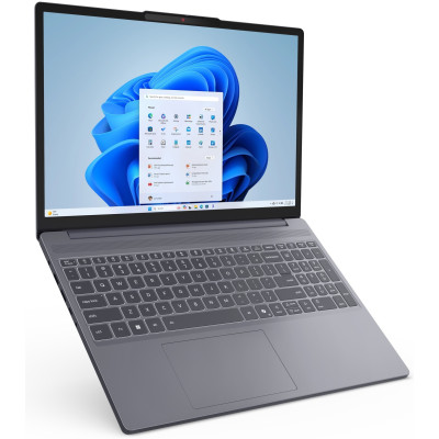 Ноутбук Lenovo IdeaPad Slim 3-15IRU10 15.3" WUXGA AG, Intel Core 3-100U, 16GB, F512GB, UMA, DOS, сірий