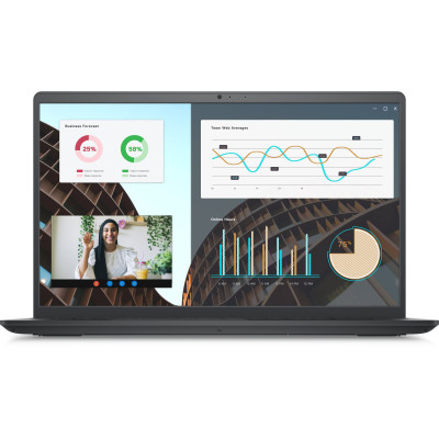 Ноутбук Dell Vostro 3530 15.6" FHD AG, Intel i7-1355U, 16GB, F512GB, UMA, Win11P, черный