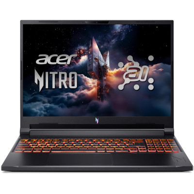 Ноутбук Acer Nitro V 16 ANV16-61 16" WUXGA IPS, AMD R9-365, 32GB, F1TB, NVD5070-8, Lin, чорний