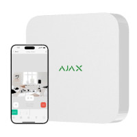 Ajax NVR (16ch) (8EU) white Мережевий відеореєстратор