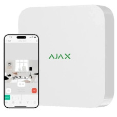 Ajax NVR (8ch) (8EU) white Мережевий відеореєстратор