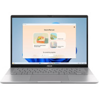 Ноутбук ASUS Vivobook S 14 M3407HA-LY017 14" WUXGA IPS, AMD R5-220, 16GB, F512GB, UMA, NoOS, Серебристый