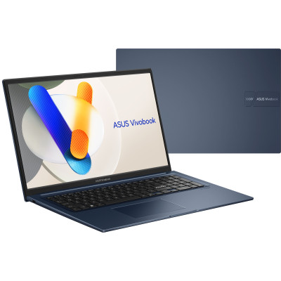 ASUS Vivobook 17 X1704VA-AU455 17.3" FHD IPS, Intel 5 120U, 16GB, F512GB, UMA, NoOS, Синий