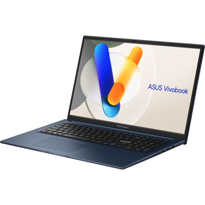 ASUS Vivobook 17 X1704VA-AU455 17.3" FHD IPS, Intel 5 120U, 16GB, F512GB, UMA, NoOS, Синий