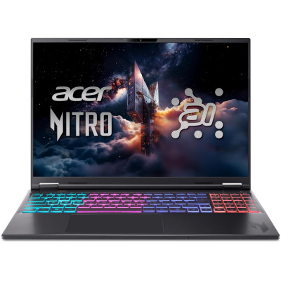Ноутбук Acer Nitro 16S AN16S-61 16" WUXGA IPS, AMD R7-350, 32GB, F1TB, NVD5060-8, Lin, чорний