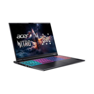 Ноутбук Acer Nitro 16S AN16S-61 16" WQXGA IPS, AMD R9-365, 32GB, F2TB, NVD5070Ti-12, Lin, черный