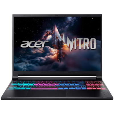 Ноутбук Acer Nitro V 16S ANV16S-41 16" WUXGA IPS, AMD R5-240, 16GB, F1TB, NVD5060-8, Lin, черный